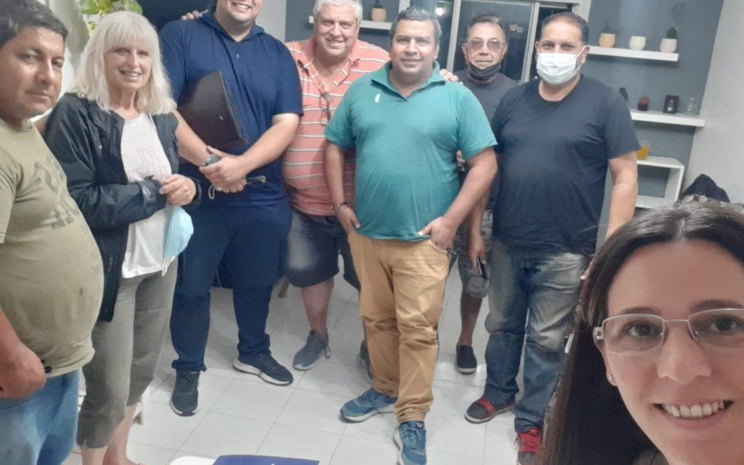 Los titulares del Estudio visitaron el Barrio Viplastic.